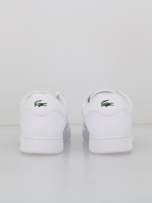 Baskets t-clip set uni blanc homme - Lacoste