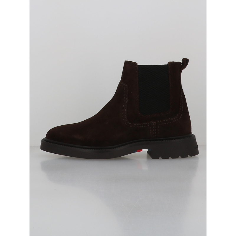 Boots en cuir suédé marron homme - Tommy Hilfiger