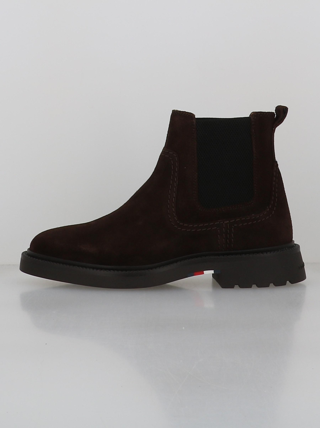 Boots en cuir suédé marron homme - Tommy Hilfiger