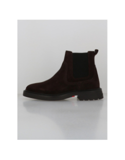 Boots en cuir suédé marron homme - Tommy Hilfiger