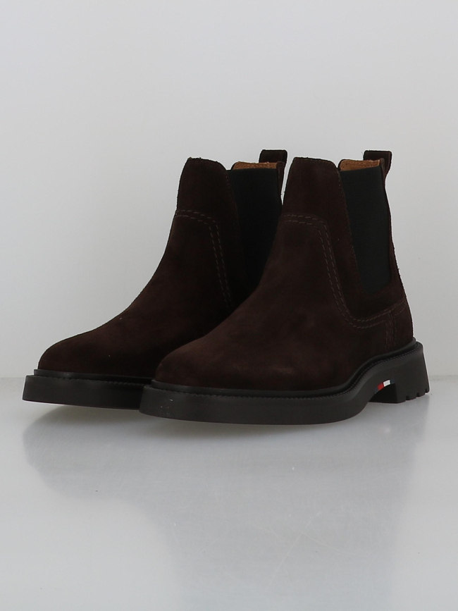 Boots en cuir suédé marron homme - Tommy Hilfiger