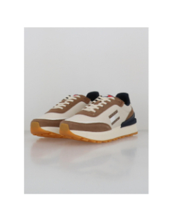 Baskets technical runner marron blanc homme - Tommy Jeans