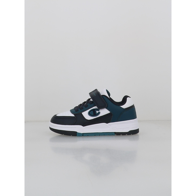 Baskets à scratch rebound heritage noir bleu enfant - Champion