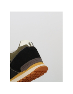 Baskets travis block noir et kaki homme - Colmar