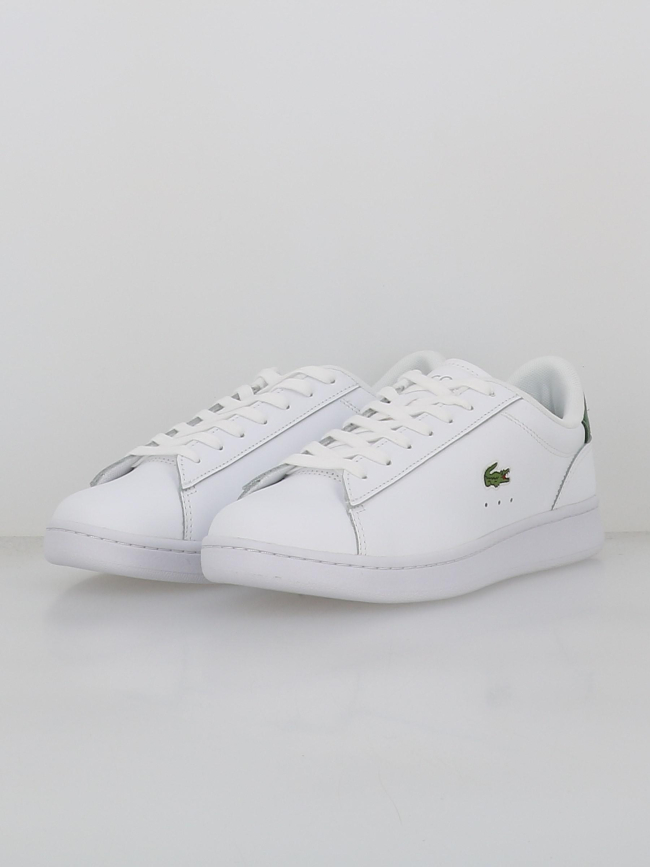 Baskets carnaby blanc vert homme - Lacoste