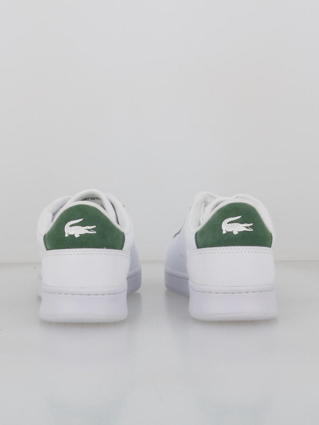 Baskets carnaby blanc vert homme - Lacoste