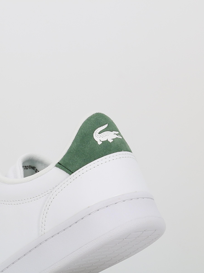 Baskets carnaby blanc vert homme - Lacoste