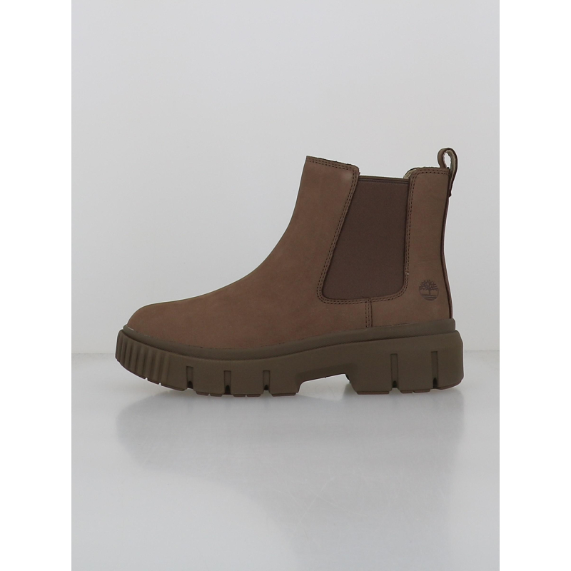 Bottines greyfield mid chelsea marron femme - Timberland