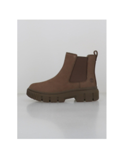 Bottines greyfield mid chelsea marron femme - Timberland