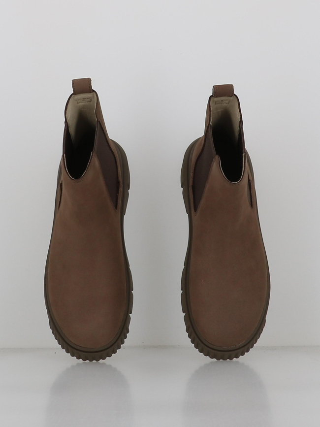 Bottines greyfield mid chelsea marron femme - Timberland