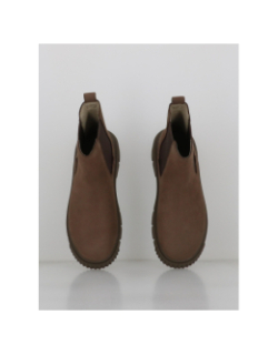 Bottines greyfield mid chelsea marron femme - Timberland