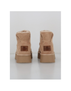 Boots fourrées beige femme - Xti