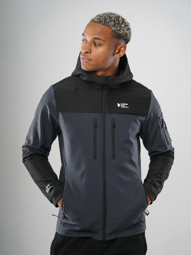 Veste softshell neo noir homme - Comme Des Loups