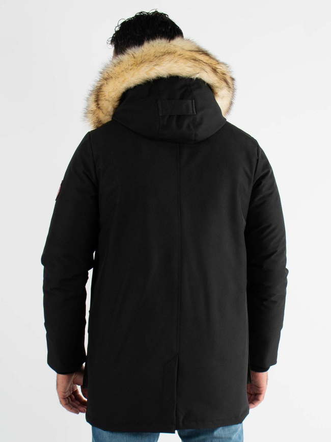 Blouson parka mario noir homme - Paragoose