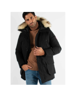 Blouson parka mario noir homme - Paragoose