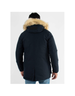 Blouson parka d'hiver mario bleu marine homme - Paragoose