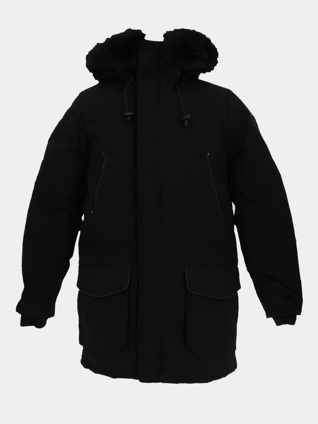 Blouson parka d'hiver mario noir homme - Paragoose