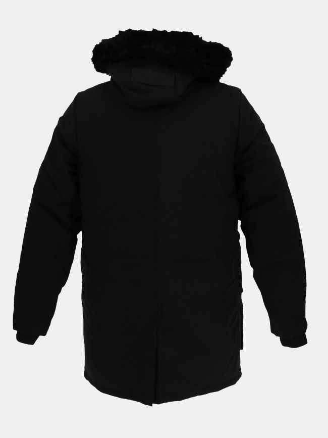 Blouson parka d'hiver mario noir homme - Paragoose