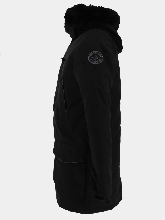 Blouson parka d'hiver mario noir homme - Paragoose