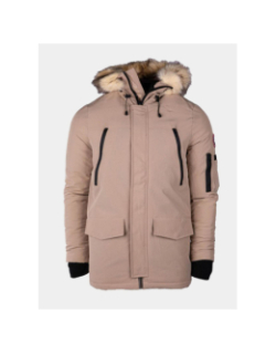 Blouson parka d'hiver mario beige homme - Paragoose