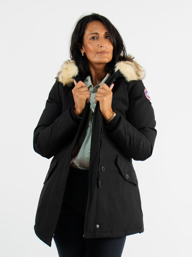 Blouson parka nina noir femme - Paragoose