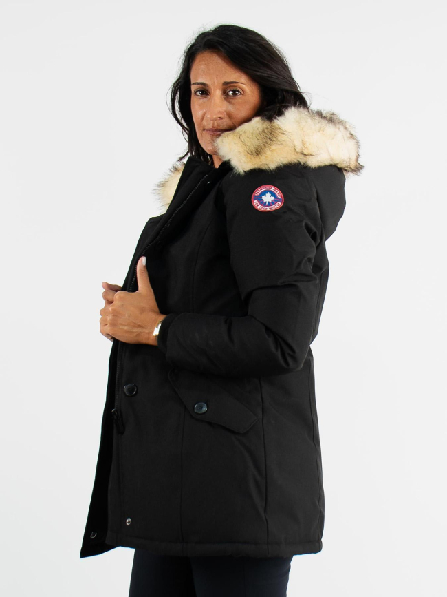 Blouson parka nina noir femme - Paragoose