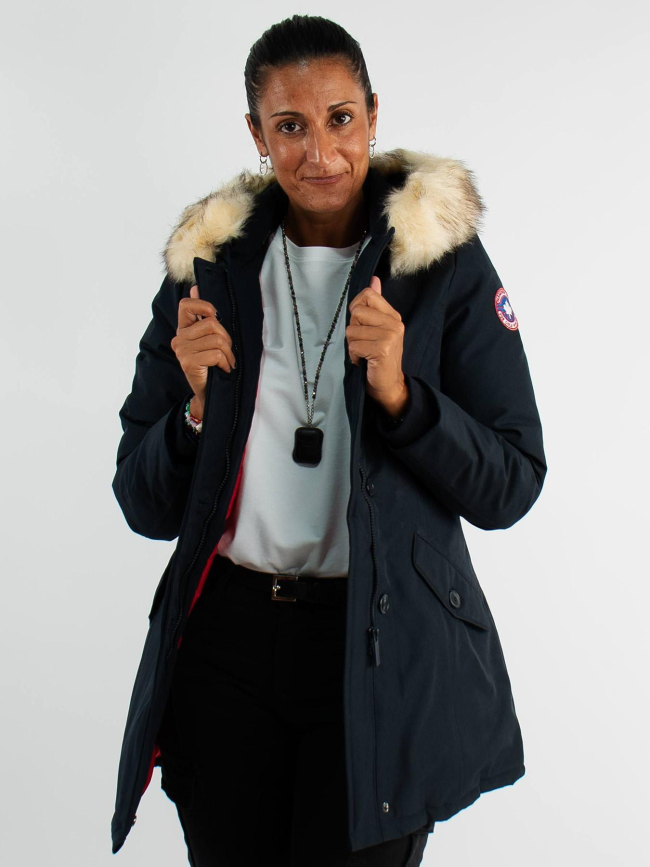 Blouson parka nina bleu marine femme Paragoose wimod