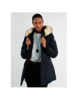 Blouson parka nina bleu marine femme - Paragoose