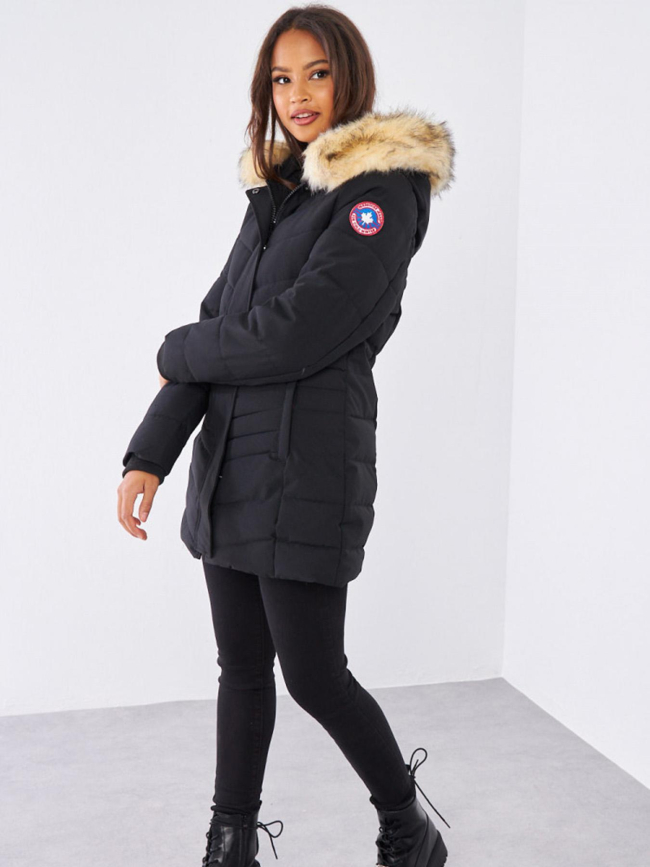 Doudoune parka ginette noir femme - Paragoose