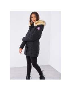 Doudoune parka ginette noir femme - Paragoose