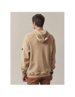 Sweat à capuche solstice beige homme - Deeluxe