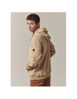 Sweat à capuche solstice beige homme - Deeluxe