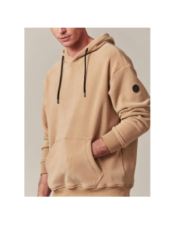 Sweat à capuche solstice beige homme - Deeluxe