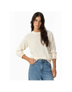 Pull tricot uncanny 9 blanc femme - Tiffosi