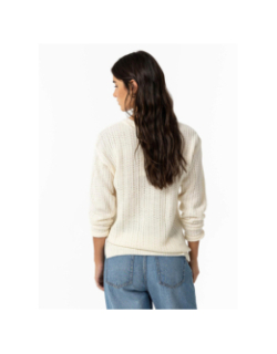 Pull tricot uncanny 9 blanc femme - Tiffosi