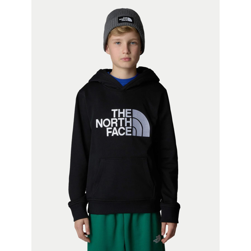 Sweat à capuche drew peak noir enfant - The North Face