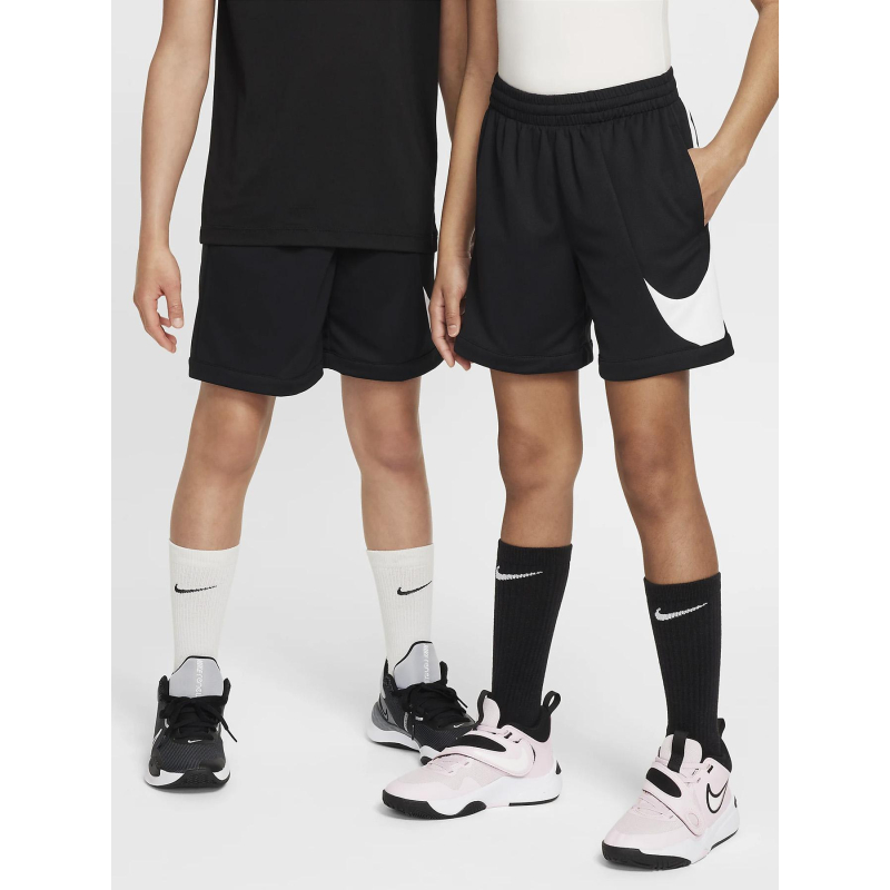 Short de sport multi+ swoosh standard fit noir enfant - Nike