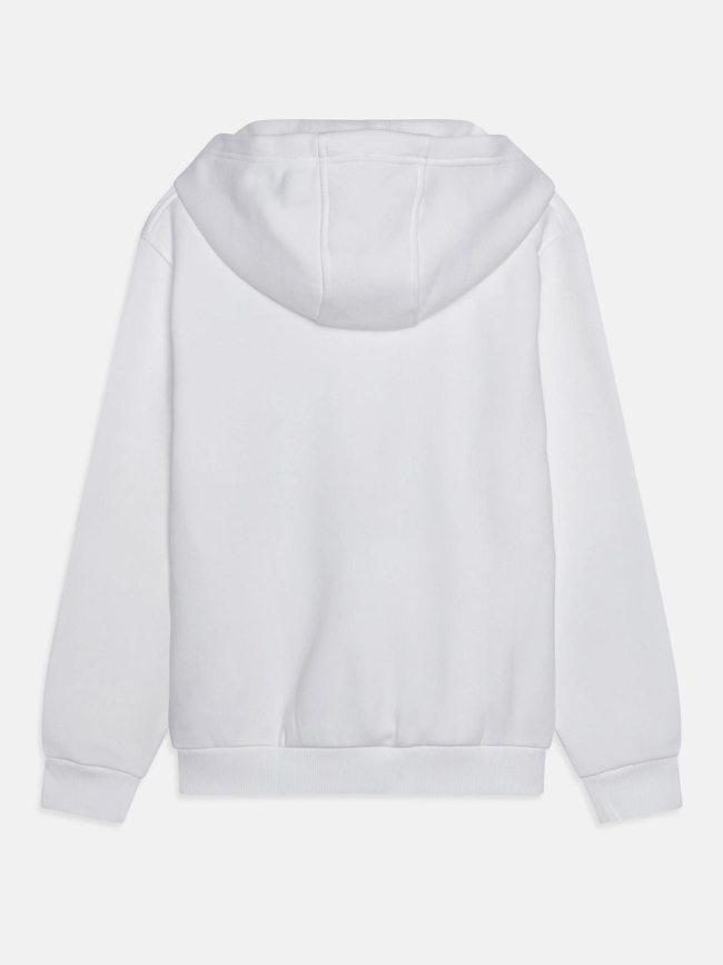 Sweat à capuche club fleece blanc enfant - Nike