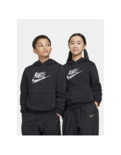 Sweat à capuche club fleece camouflage gris noir enfant - Nike