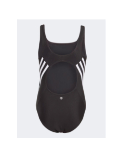 Maillot de bain 1 pièce 3 stripes noir fille - Adidas