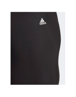 Maillot de bain 1 pièce 3 stripes noir fille - Adidas