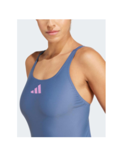 Maillot de bain 3 bars bleu marine fille - Adidas