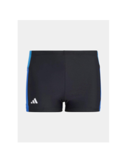 Boxer de bain 3 stripes noir bleu et blanc garçon - Adidas