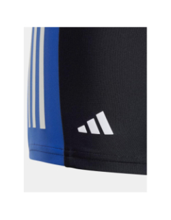 Boxer de bain 3 stripes noir bleu et blanc garçon - Adidas