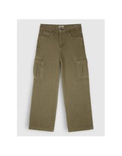 Pantalon cargo p-electra kaki garçon - Teddy Smith