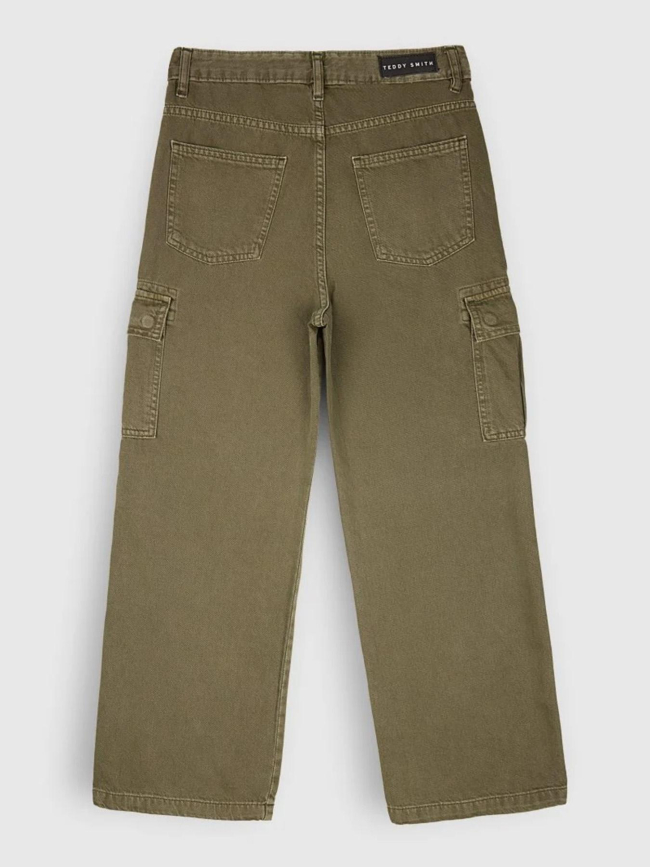 Pantalon cargo p-electra kaki garçon - Teddy Smith