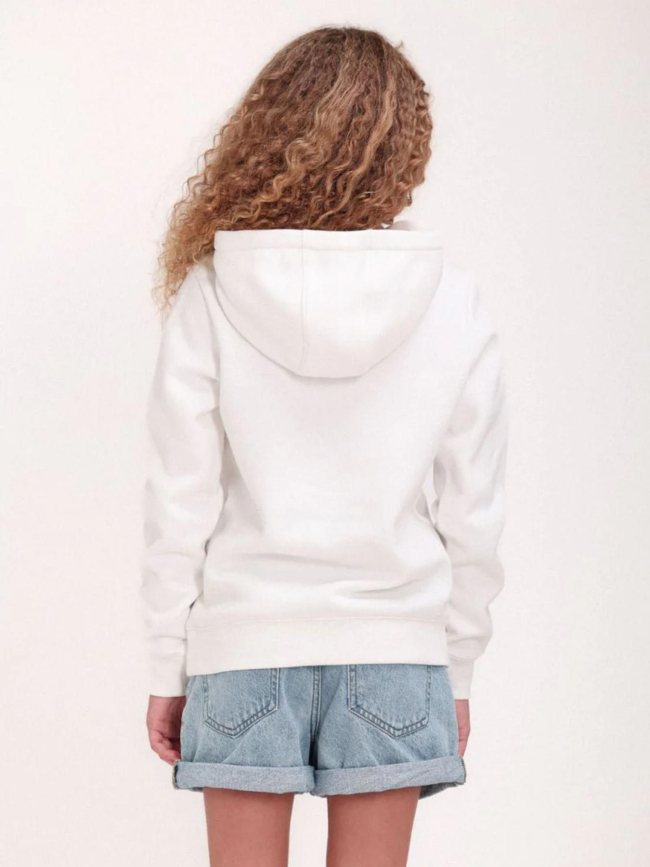 Sweat à capuche new soly jr blanc enfant - Teddy Smith