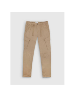 Pantalon cargo p-murray marron garçon - Teddy Smith