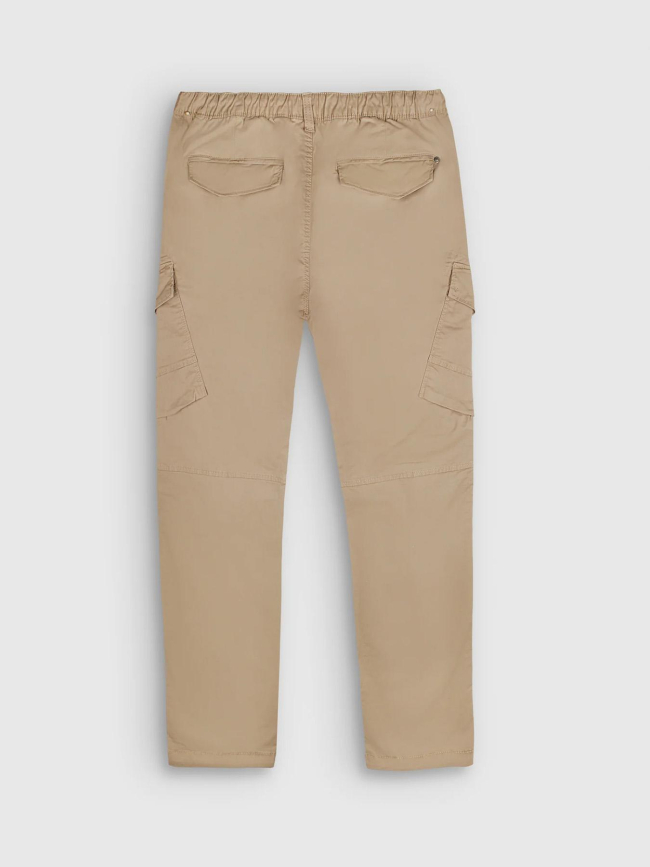 Pantalon cargo p-murray marron garçon - Teddy Smith