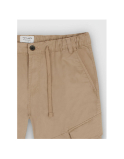 Pantalon cargo p-murray marron garçon - Teddy Smith